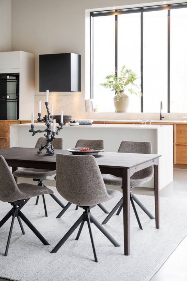 Stoel 'Dunmore' - Beige/Zwart
