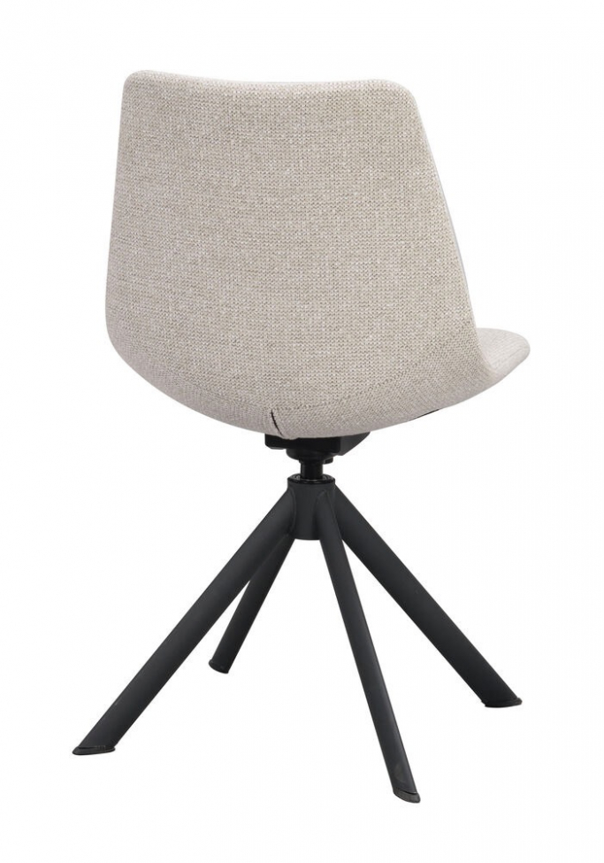 Stoel 'Dunmore' - Lichtbeige/Zwart