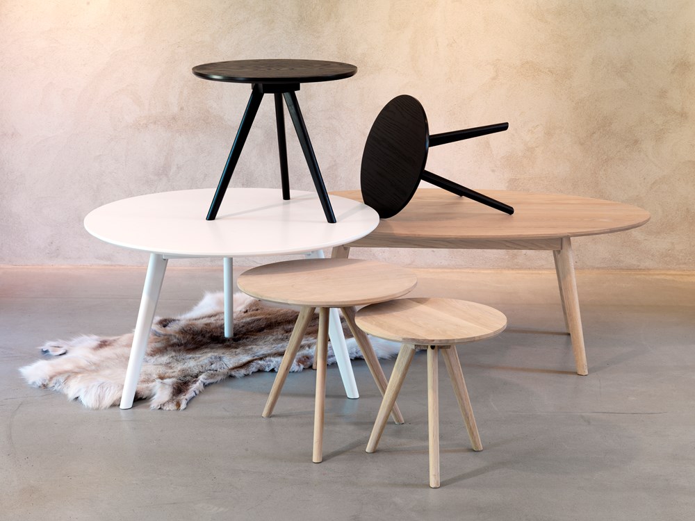 Salontafel 'Yumi' 2 delen - Zwart