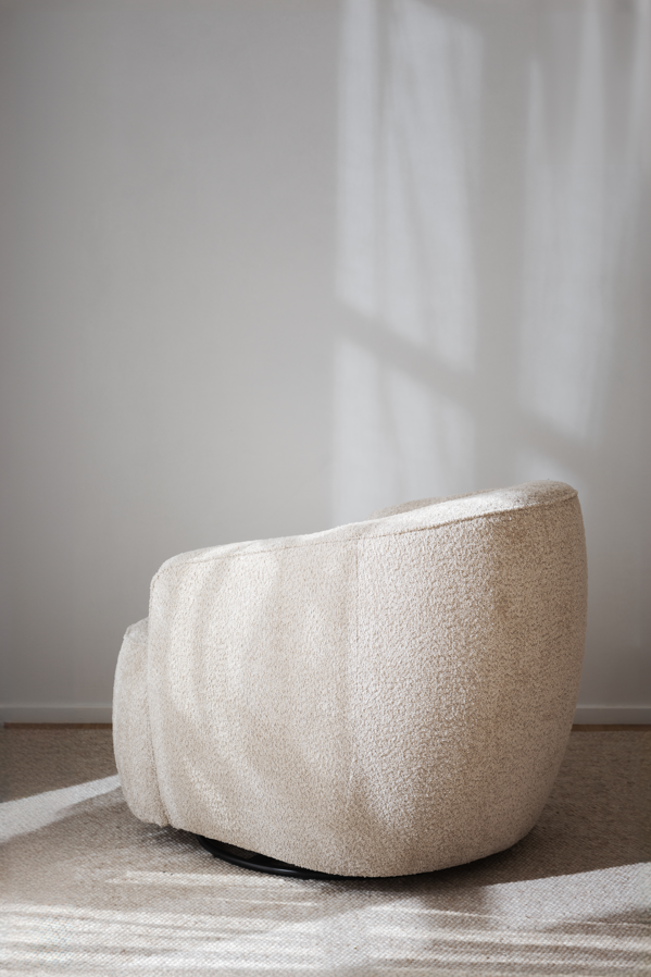 Fauteuil 'Dermot' - Lichtbeige