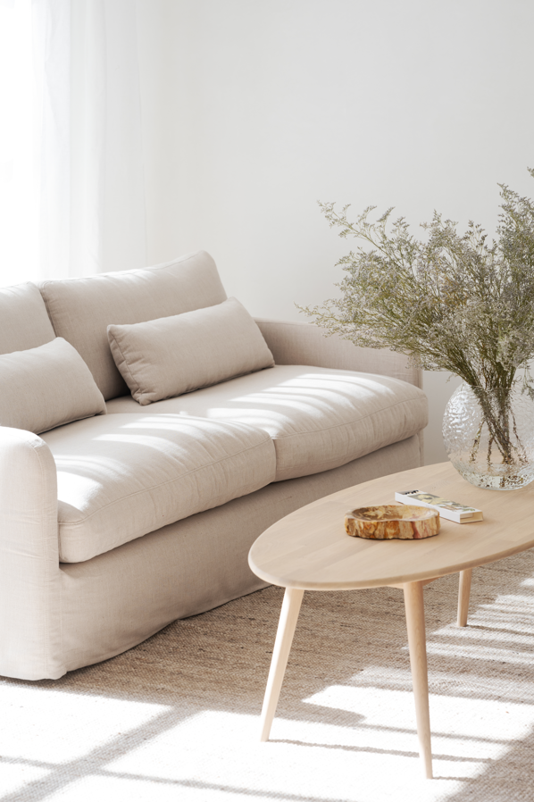 3-zitsbank 'Peyton' - Beige