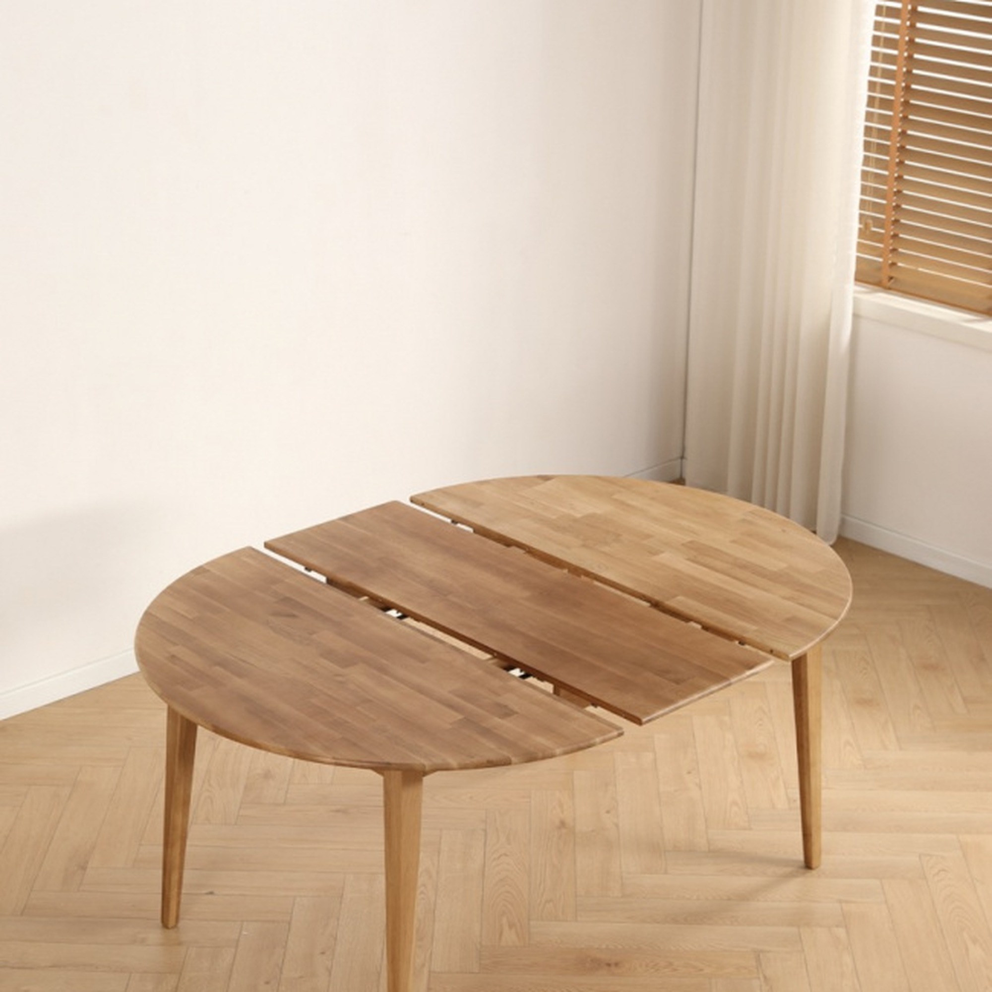 Eettafel 'Saba' Rond 120cm - Eik