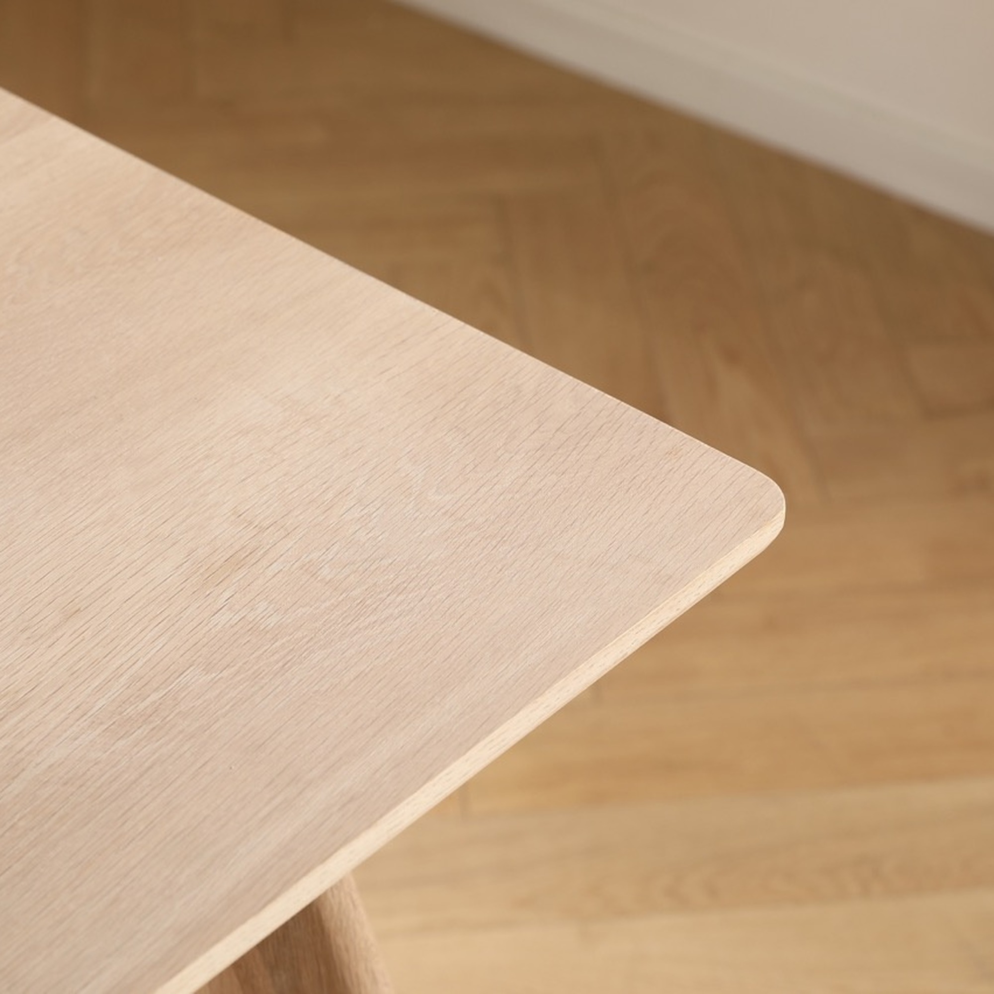 Eettafel 'Line' 180 cm - Wit gepigmenteerd