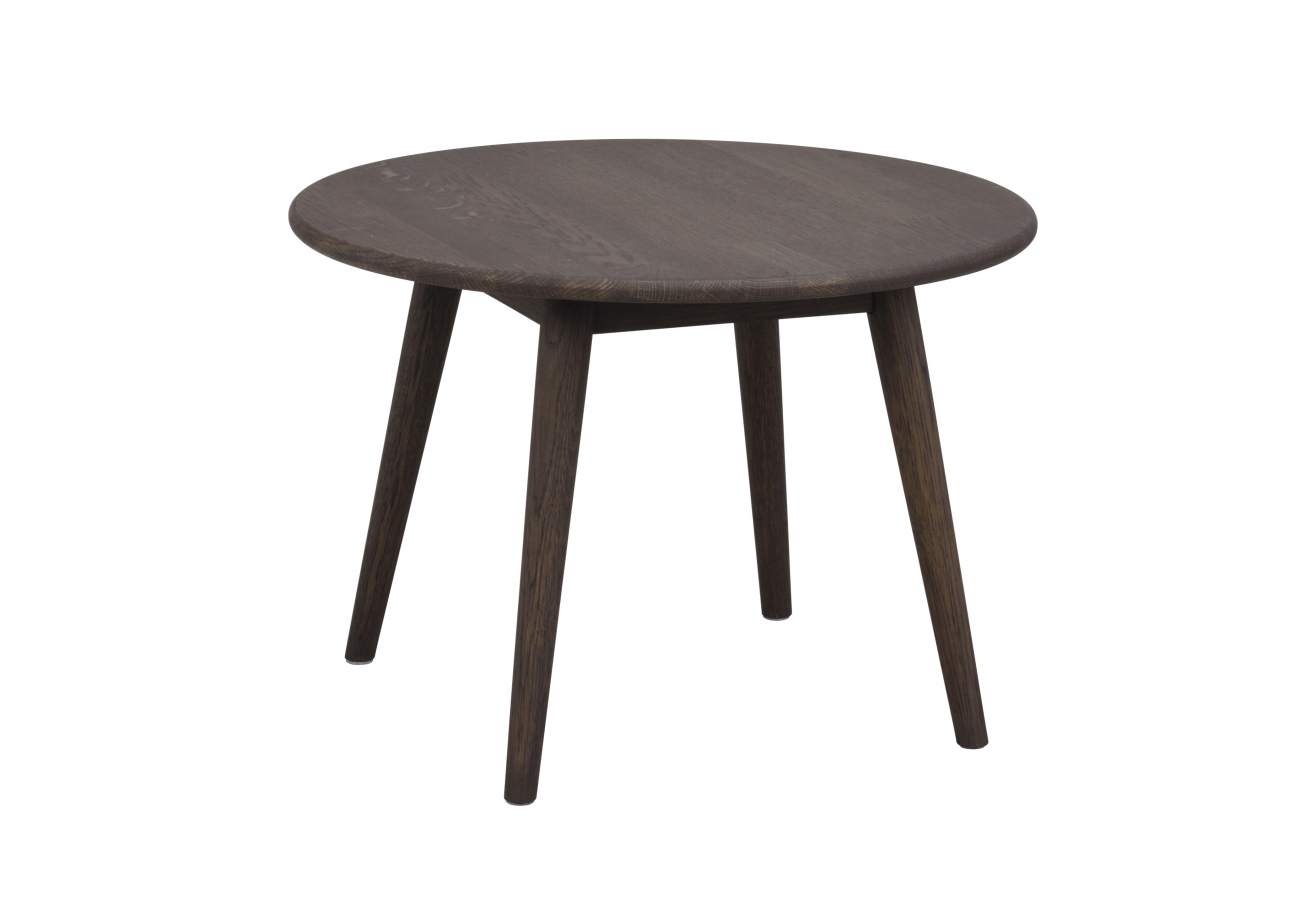 Salontafel 'Tompkins' rond Ø60 - Eiken