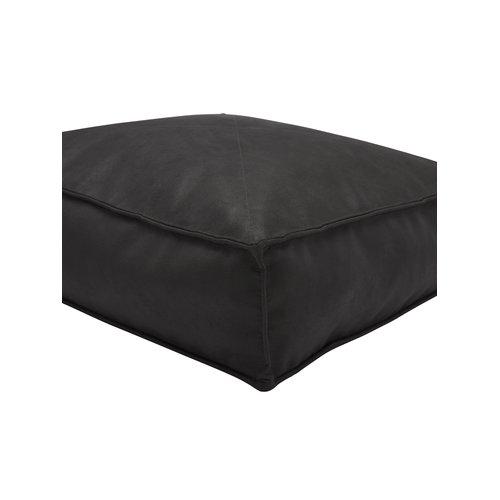 Zitpoef 'Lycke' 50x50x15 - Zwart