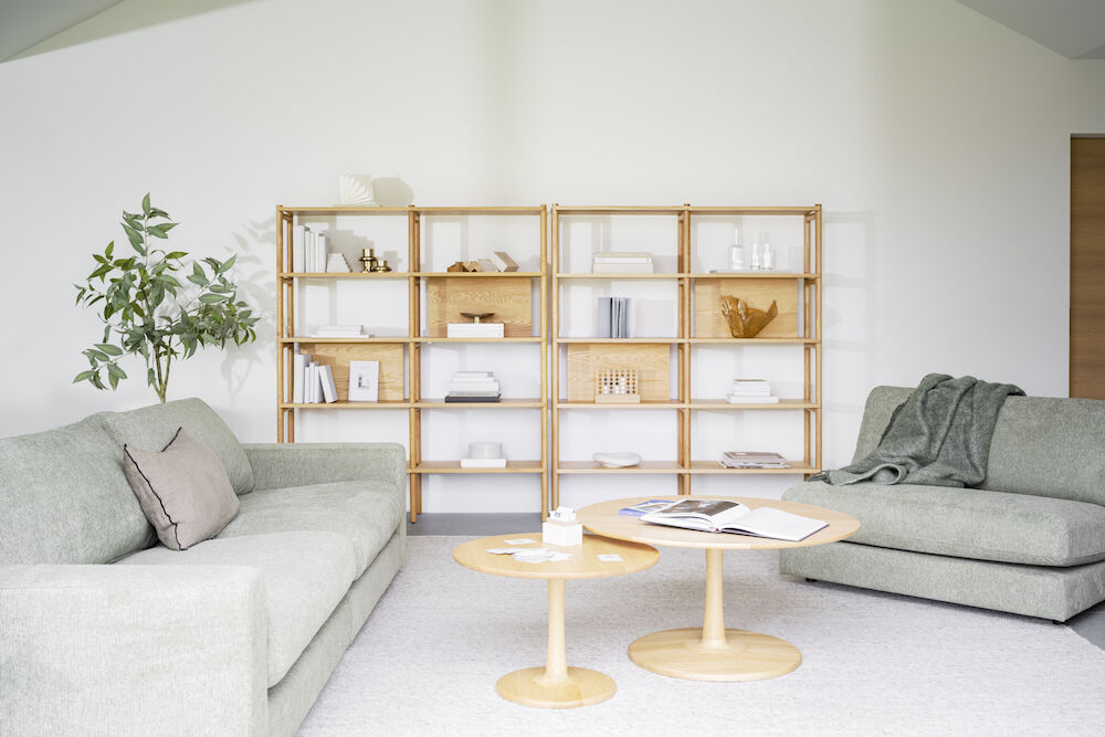 Salontafel 'Hobart' Rond 60cm - Natuurlijk