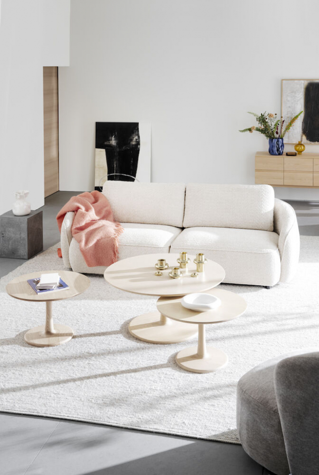 Tafel 'Hobart' Rond 60cm - Natuurlijk