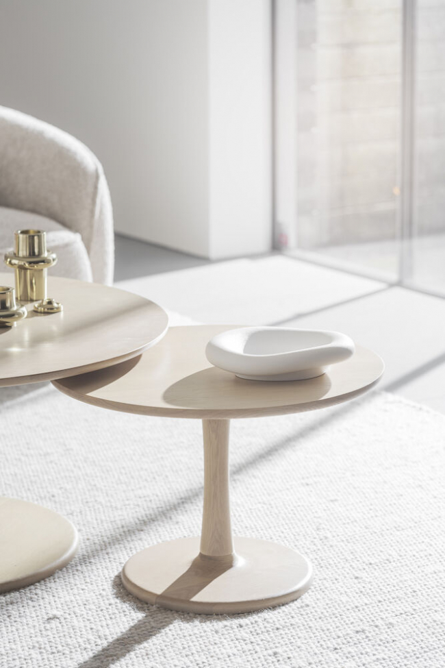 Tafel 'Hobart' Rond 60cm - Natuurlijk