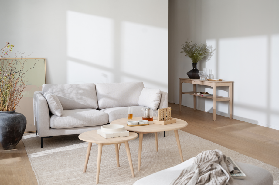 2-zitsbank 'Corwin' - Lichtbeige