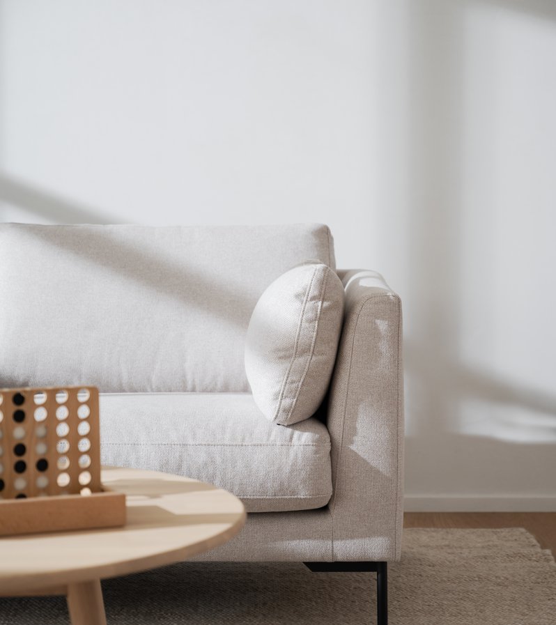 2-zitsbank 'Corwin' - Lichtbeige