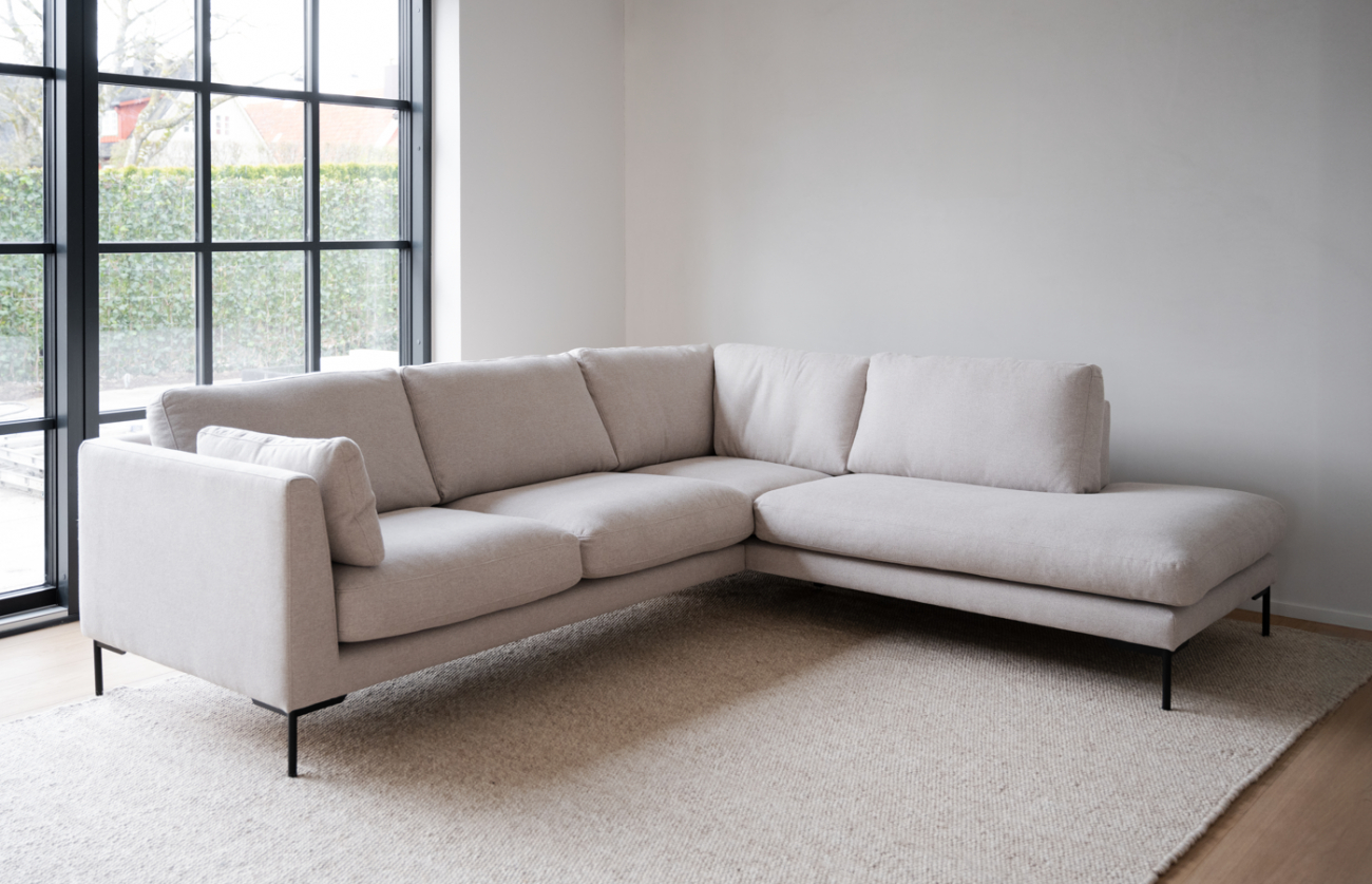Bank 'Corwin' Rechts - Lichtbeige