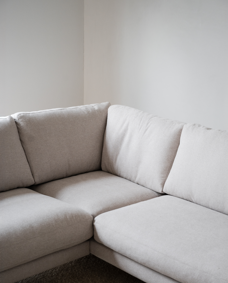Bank 'Corwin' Links - Lichtbeige