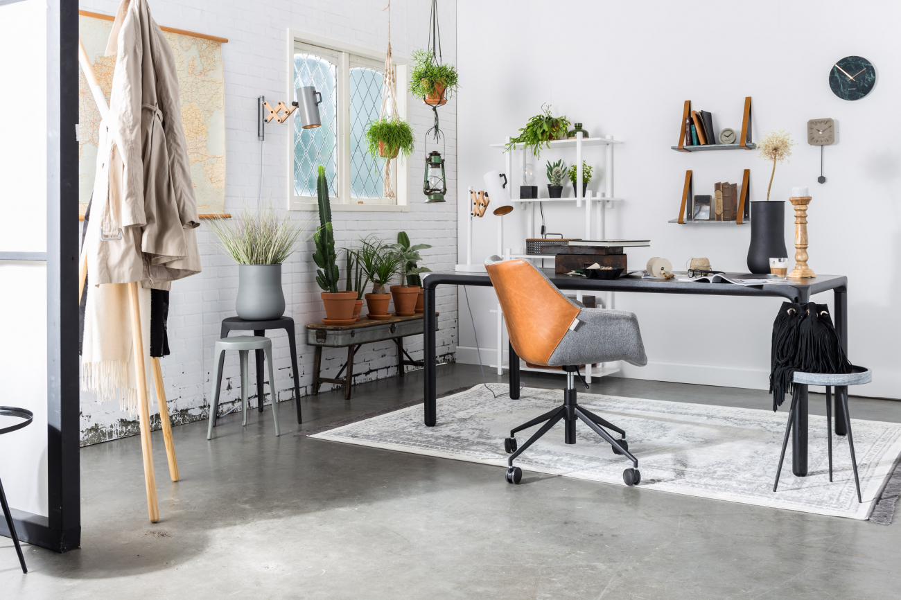 Bureau stoel 'Doulton' - Bruin