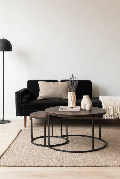 Salontafel 'Prime' L 2 delen - Notenhout