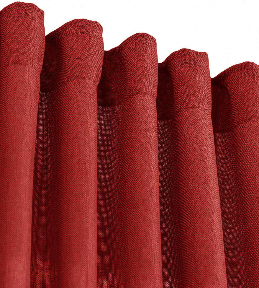 2-pack Gordijn 'Cecil' 140x260 - Rood