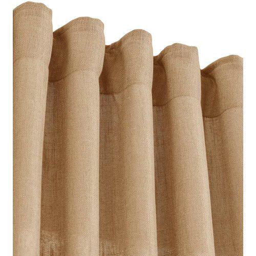 2-pack Gordijn 'Cecil' 145x260 - Bruin