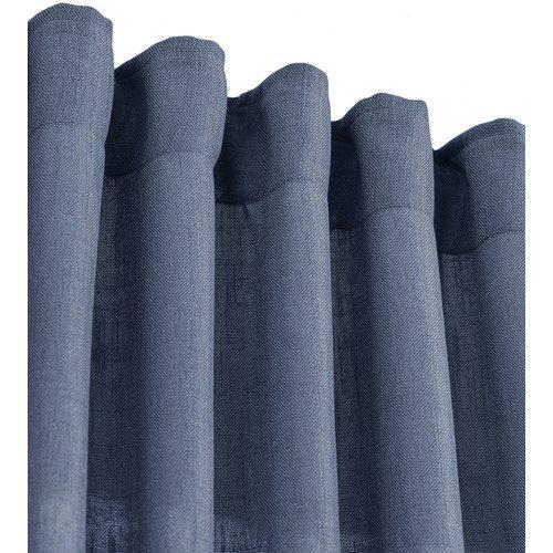 2-pack Gordijn 'Cecil' 145x260 - Blauw