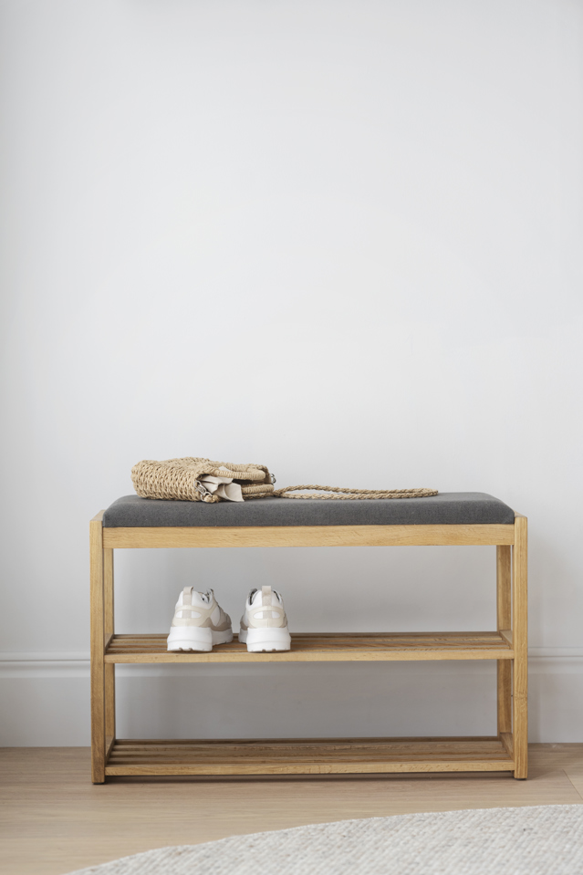 Schoenenrek 'Confetti' - Natuur/Grijs