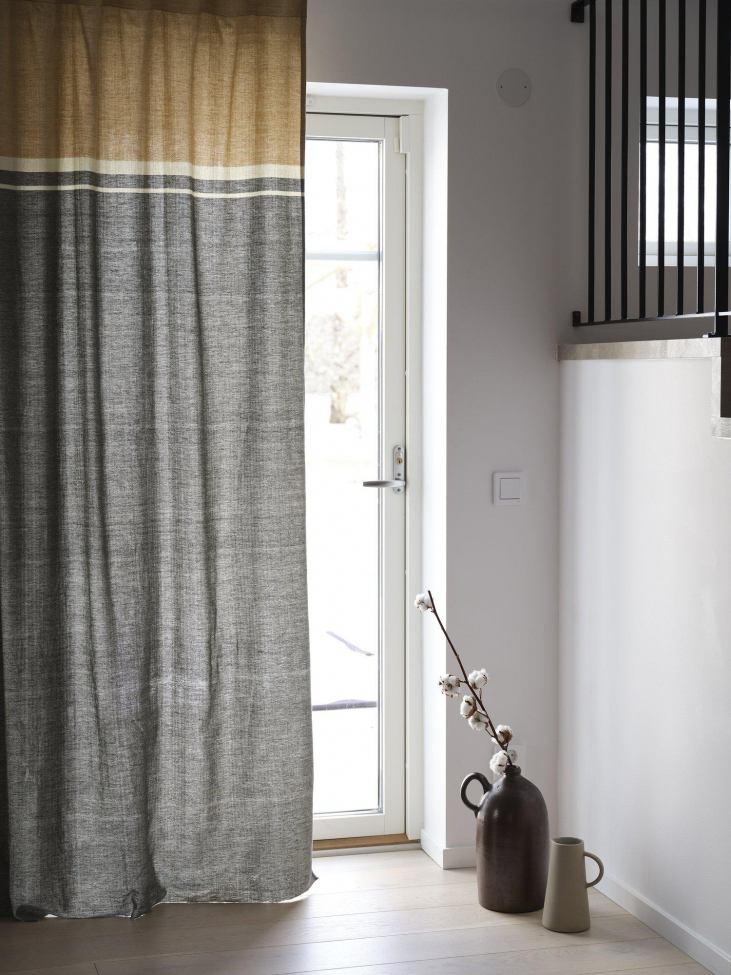 2-pack Gordijn 'Carin' 140x260 - Bruin