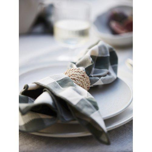 Servet 'Mary' 45x45 - Groen