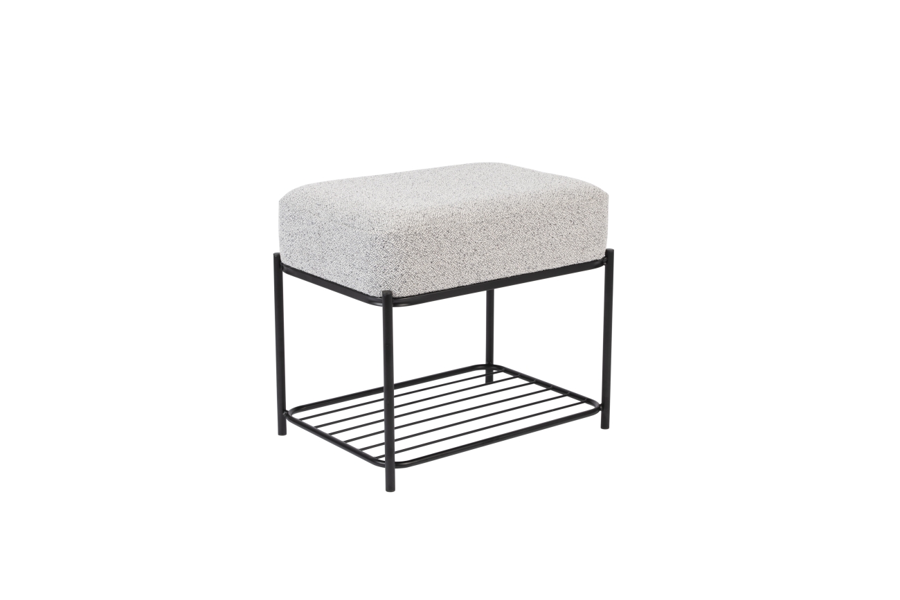 Hocker 'Milou' Rechthoekig - Grijs