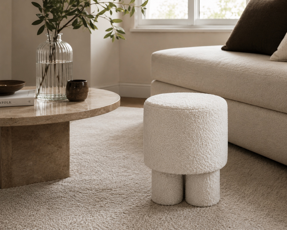 Hocker 'Marcos' - Wit