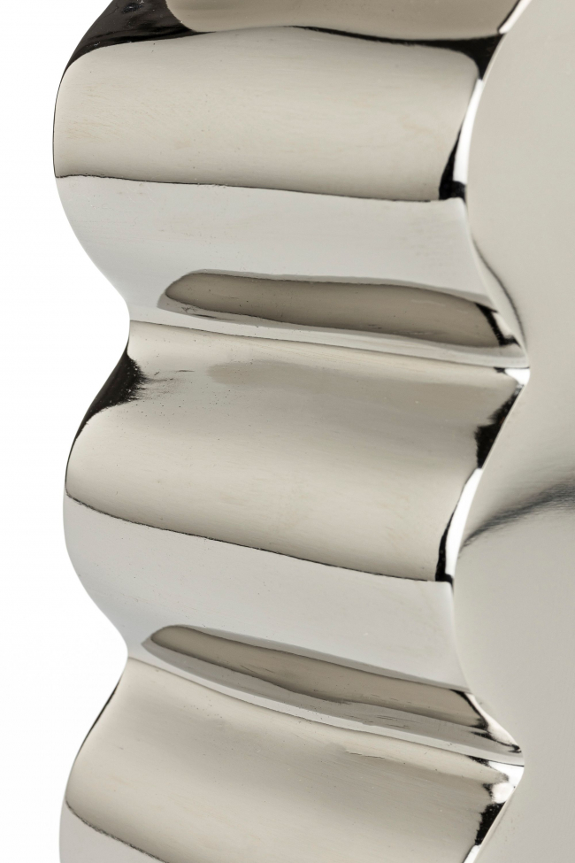 Hocker 'Curves' - Zilver