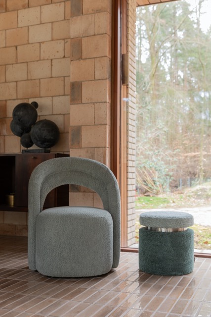 Hocker 'Sen' 39x39 - Groen