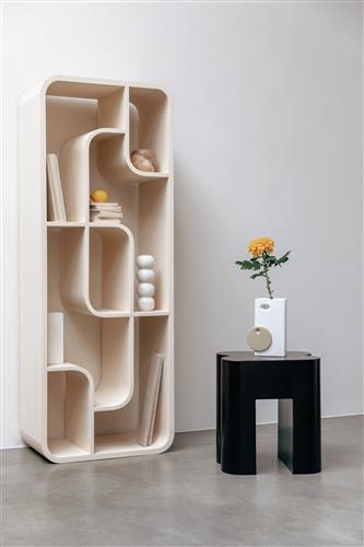 Hocker 'Shape' - Donkerbruin