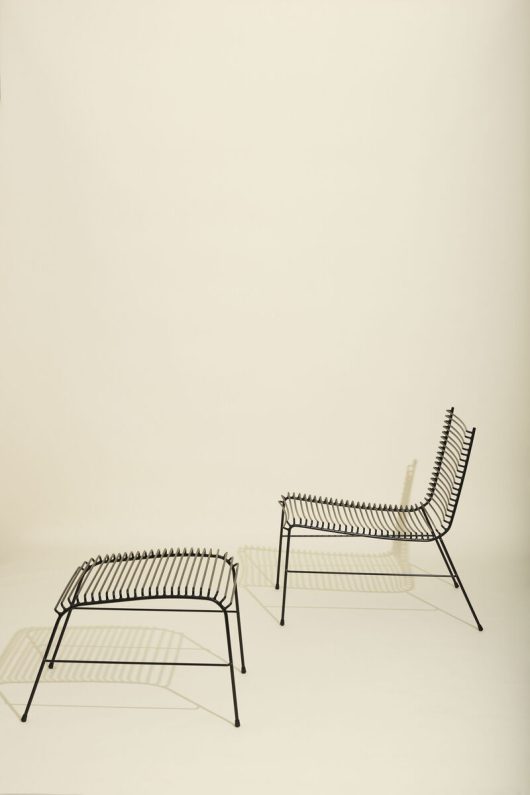 String Lounge Chair 'Park' - Zwart