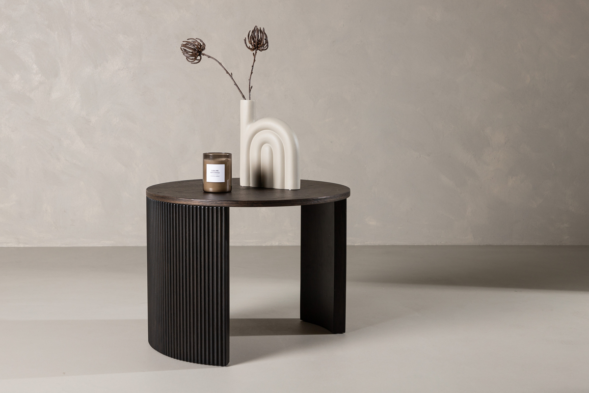 Salontafel 'Ballstad' Rond 60cm - Bruin