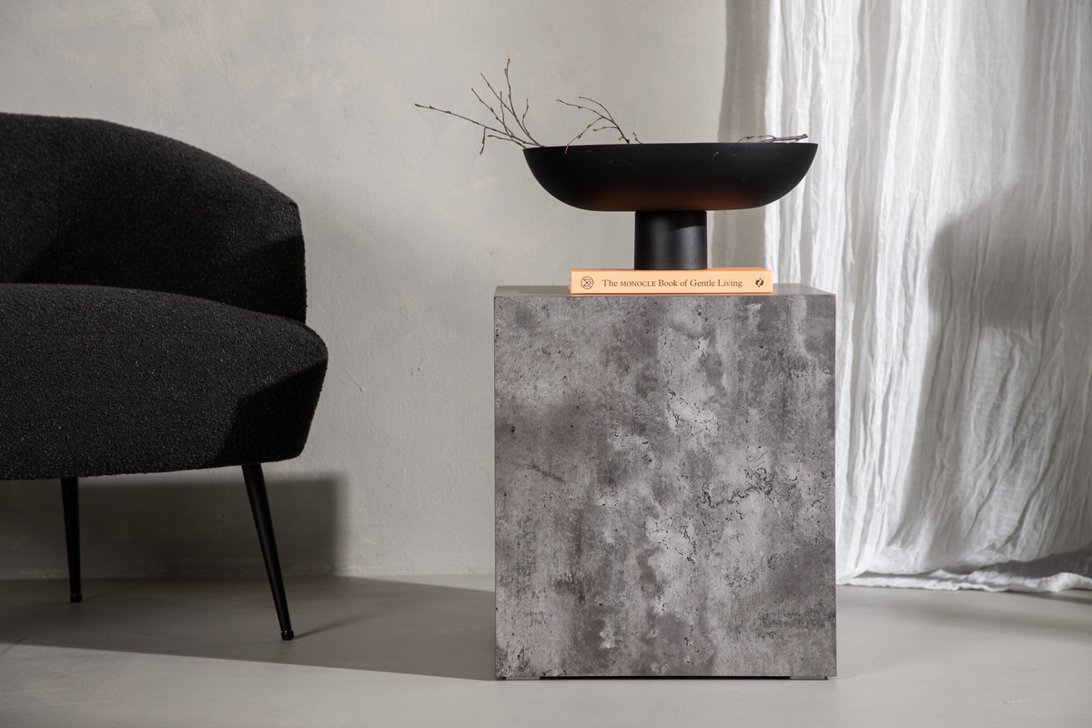 Salontafel 'Ydre' 40x40 - Grijs