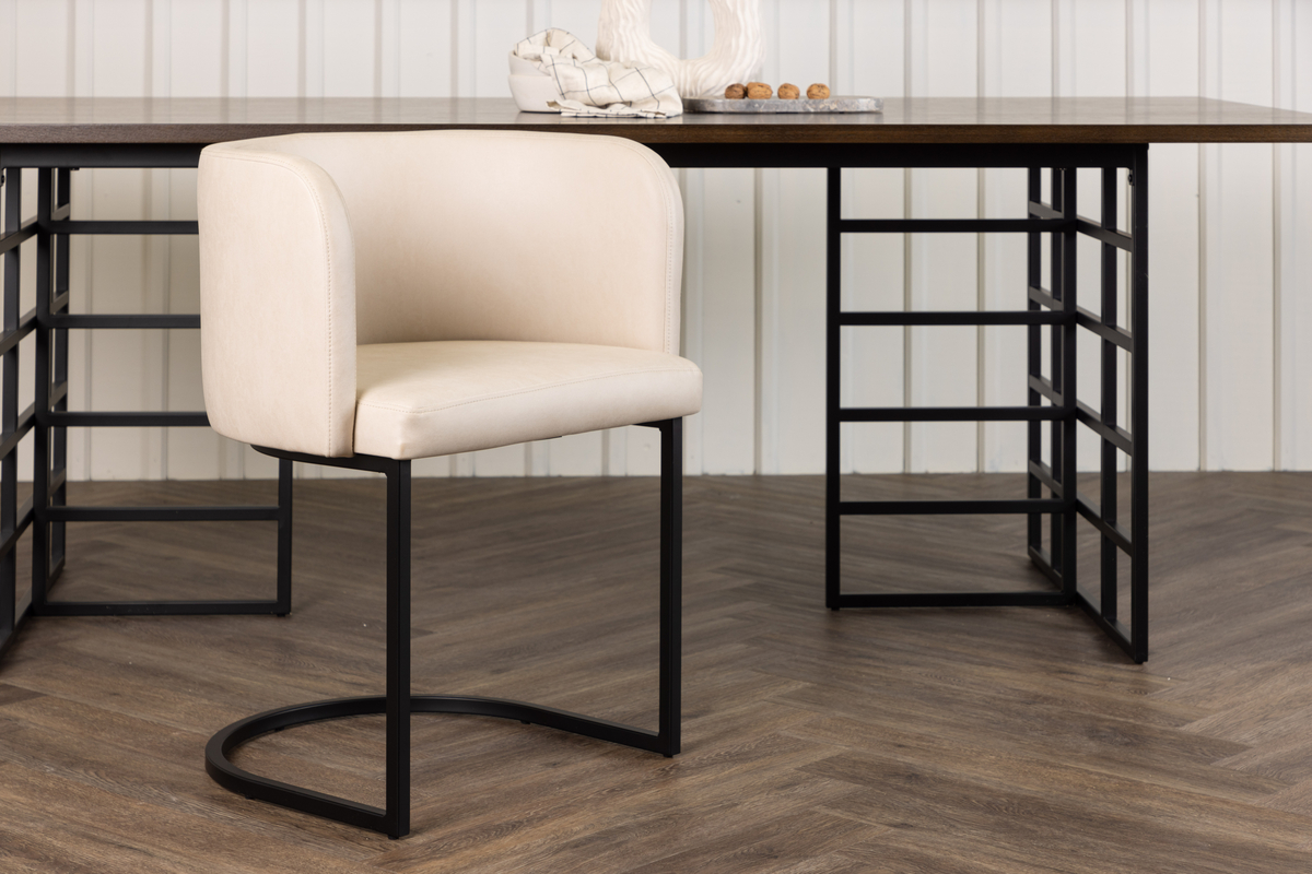 Stoel 'Simrishamn' - Beige
