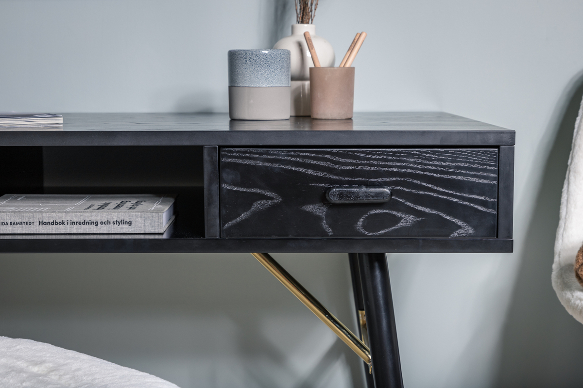 Bureau 'Glomma' 60x110cm - Zwart