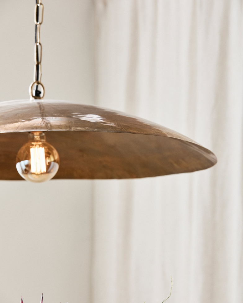 Plafondlamp 'Shakti' - Messing