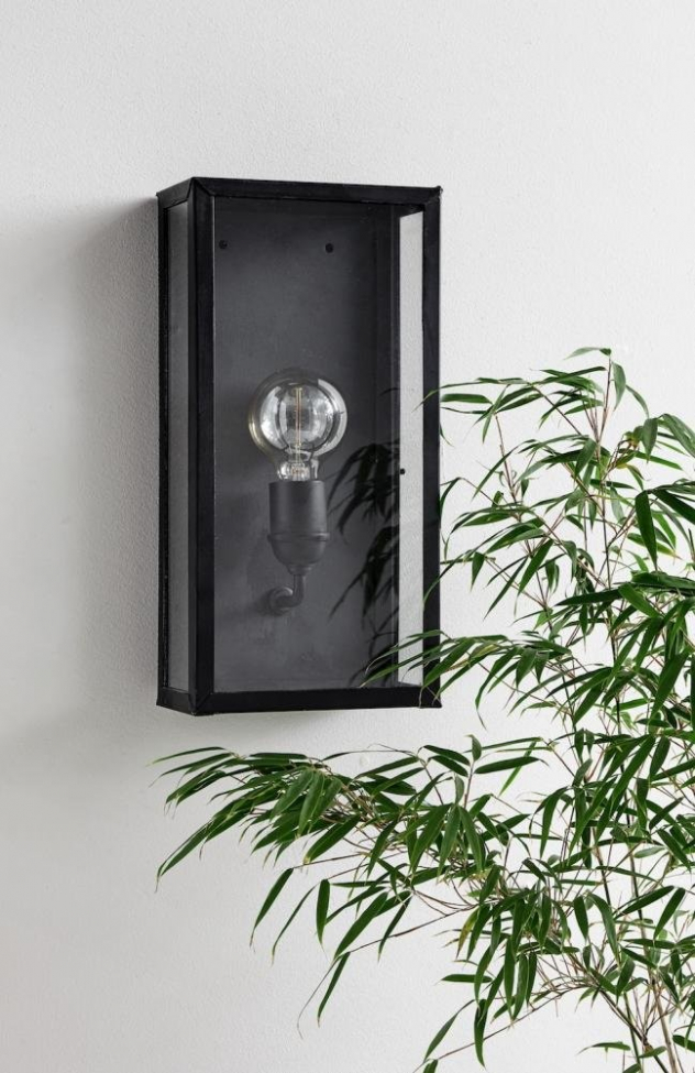 Wandlamp 'Lantern' - Zwart