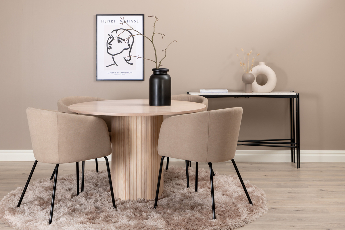 Stoel 'Astrid' - Beige