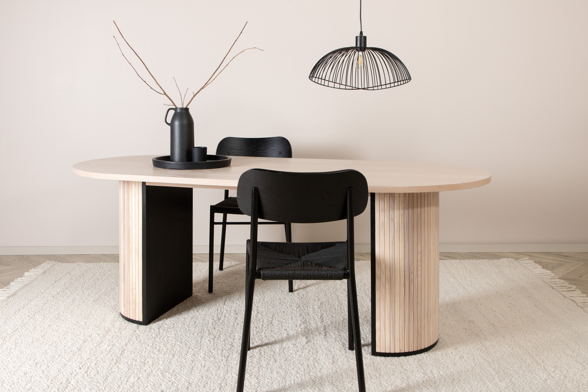 Eettafel 'Barkaby' 90x200cm - Natuur