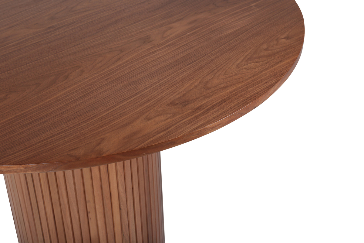 Eettafel 'Barkaby' Rond 110cm - Bruin