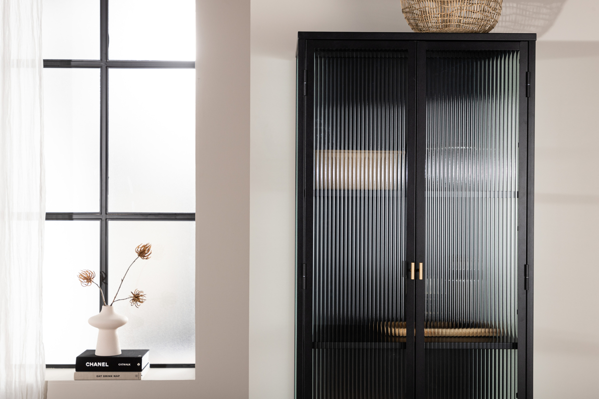 Kast 'Grebbestad' 70x160cm - Zwart