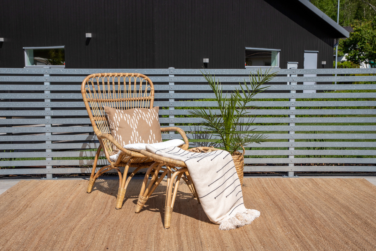 Fauteuil 'Edsta' - Natuurlijk