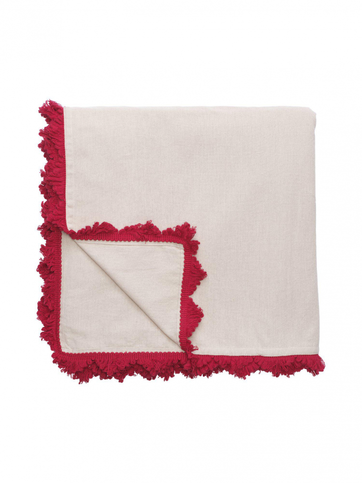 Tafelkleed 'Stine' 145x280 - Rood