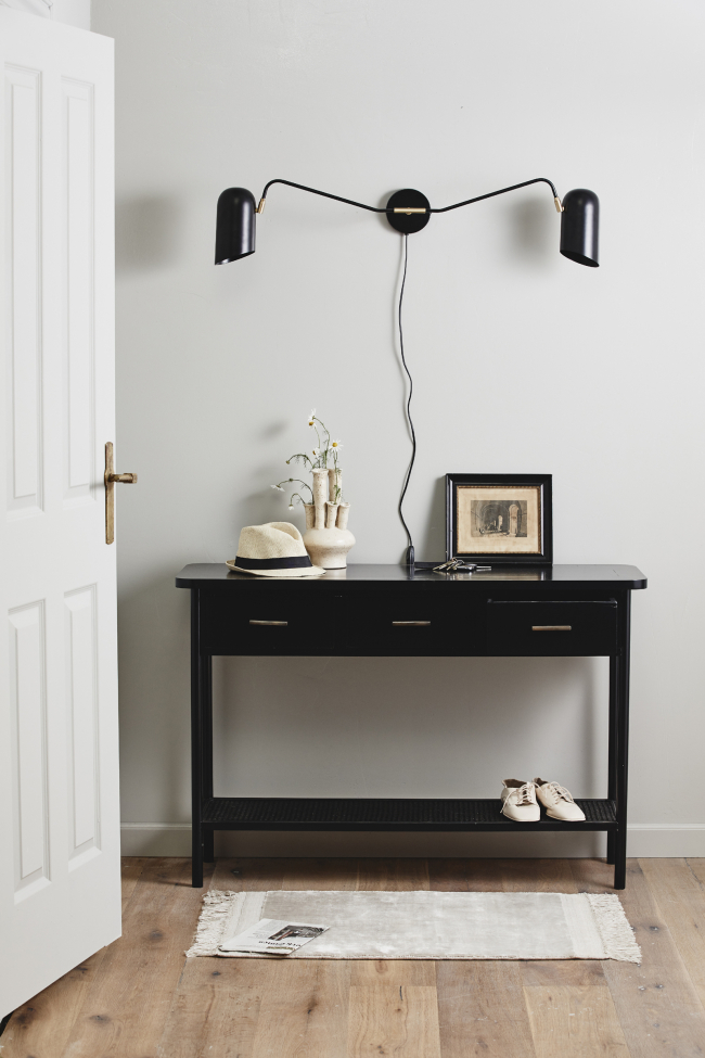 Wandlamp 'ERIS' - Zwart