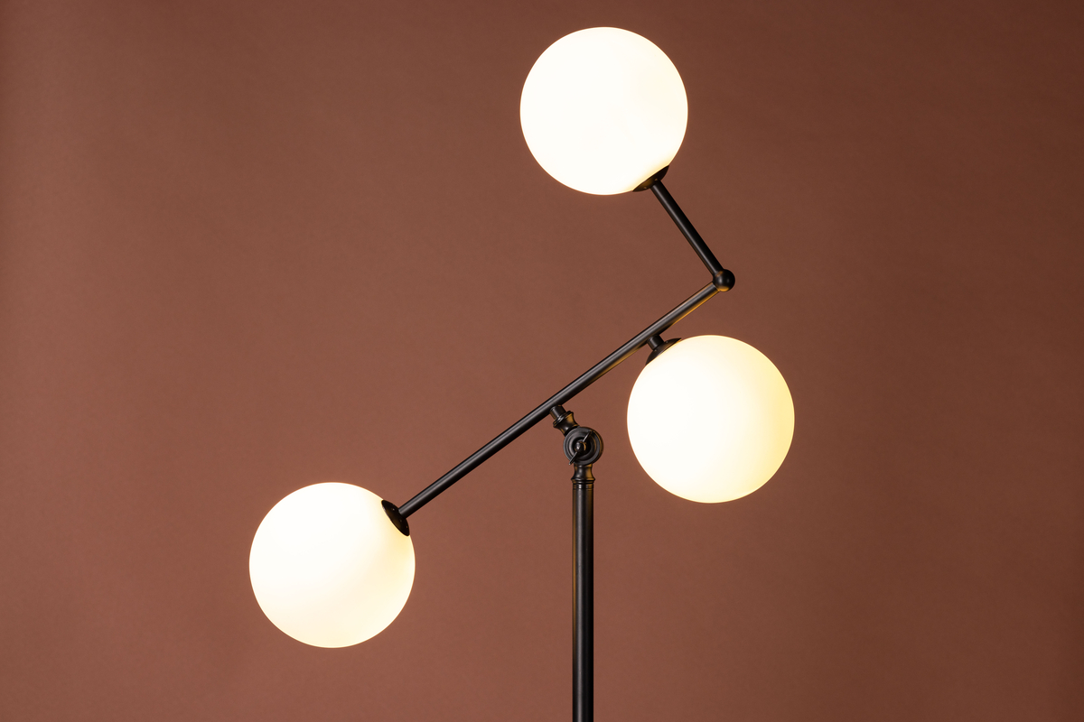 Vloerlamp 'Kinnekulle' - Zwart