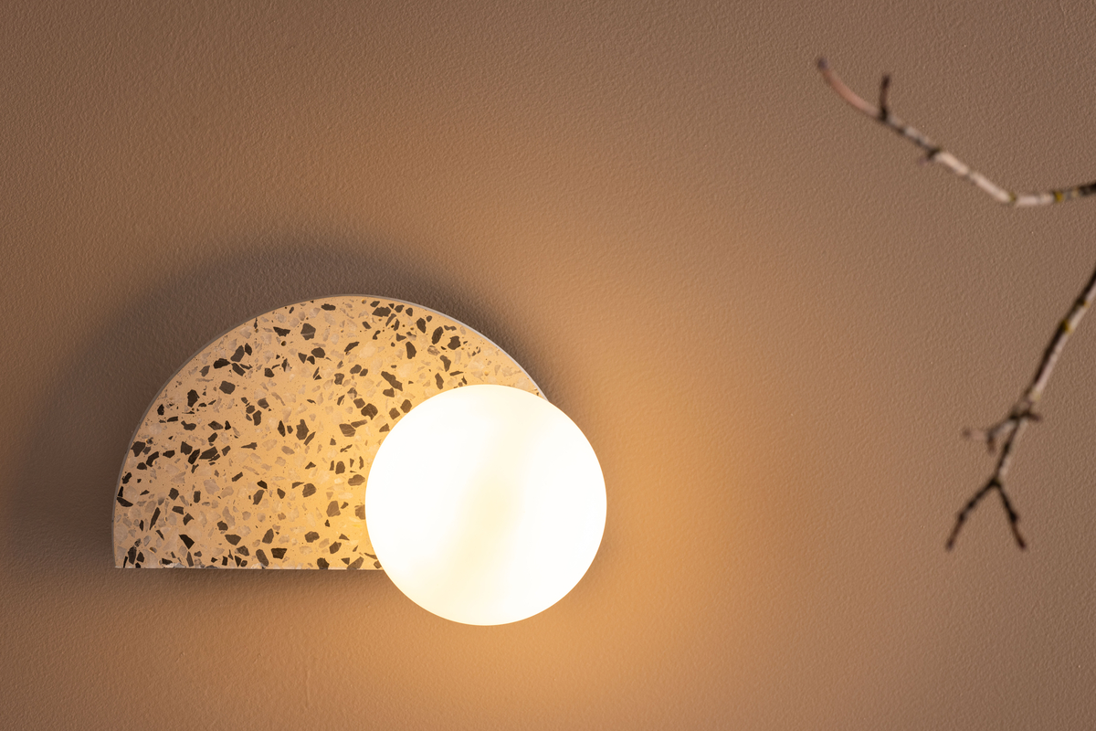 Wandlamp 'Aarhus' - Marmer