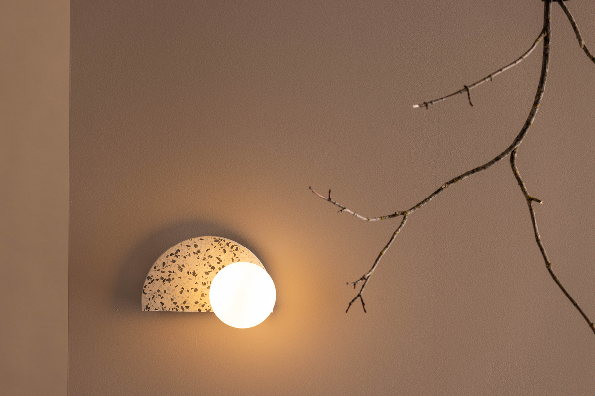 Wandlamp 'Aarhus' - Marmer