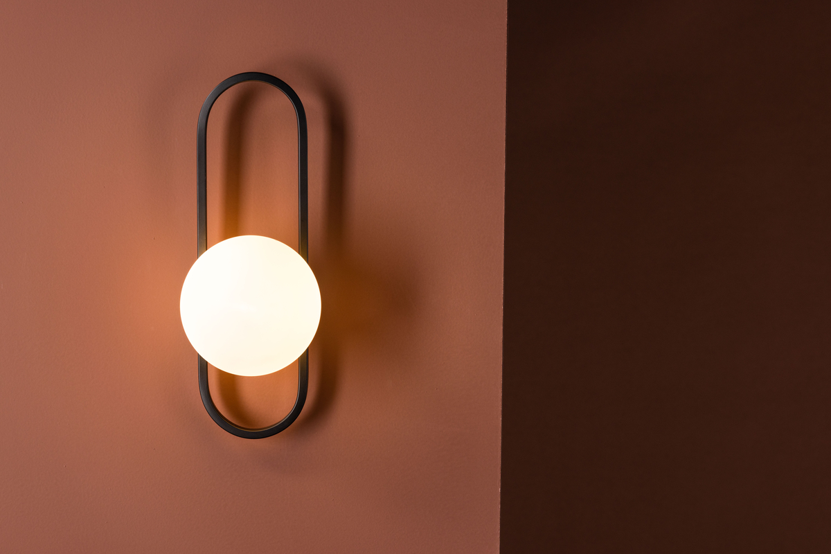 Wandlamp 'Agunnaryd' - Wit/Zwart