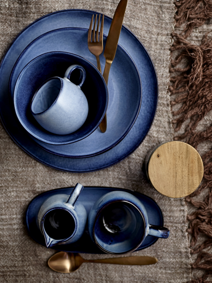 Beker 'Sandrine' L - Blauw