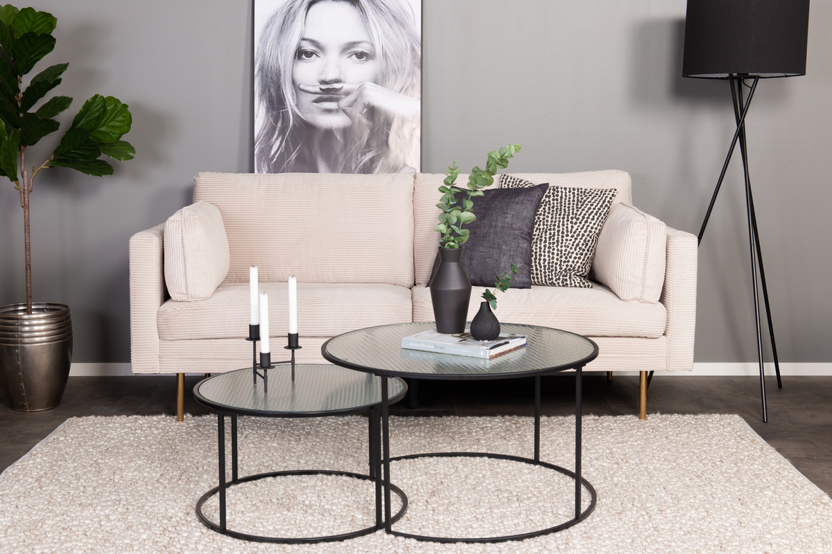 Bank 'Bjelland' 3-zits - Beige