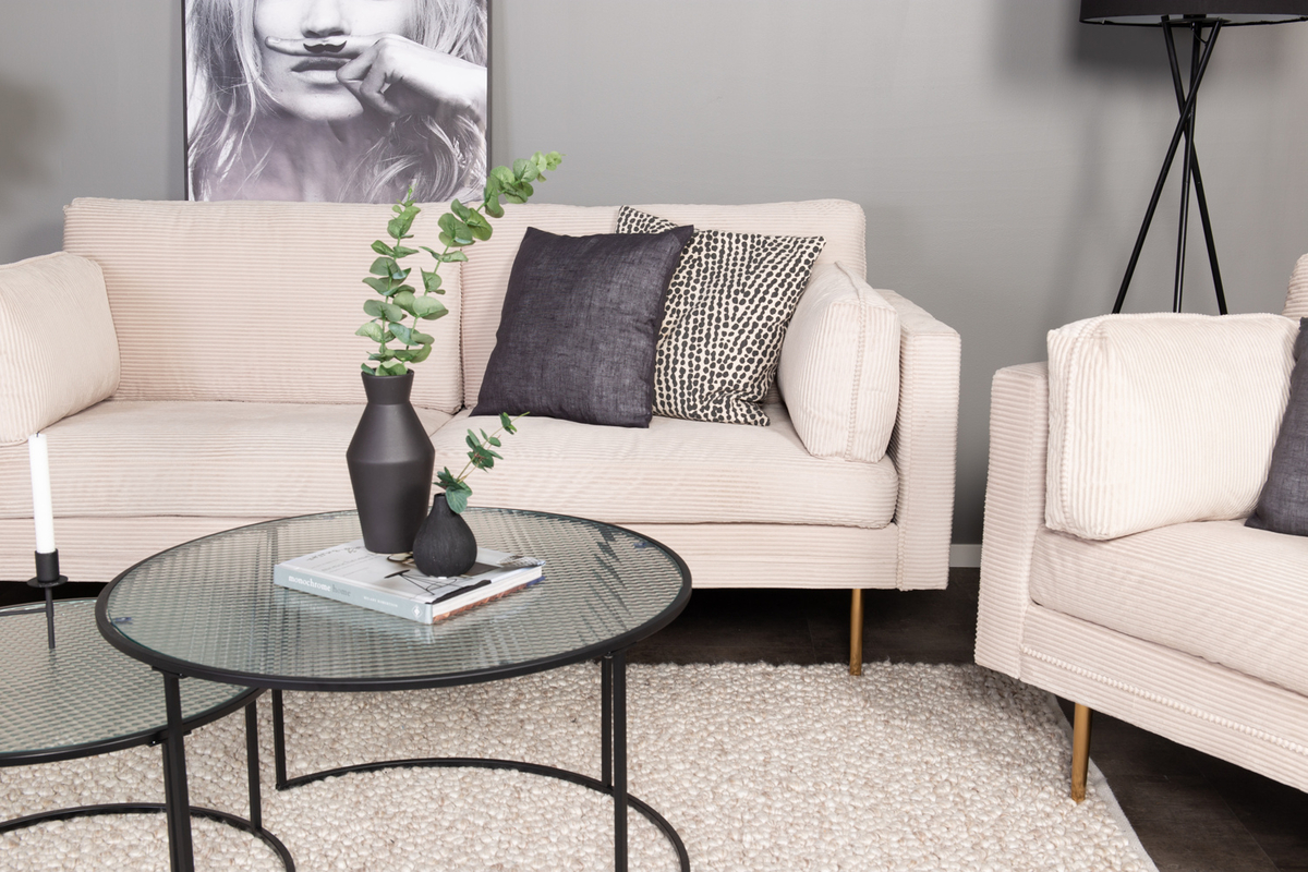 Bank 'Bjelland' 3-zits - Beige
